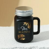 Ароматическая свеча в стекле &laquo;Stay beautiful&raquo;, 7 х 5 см.