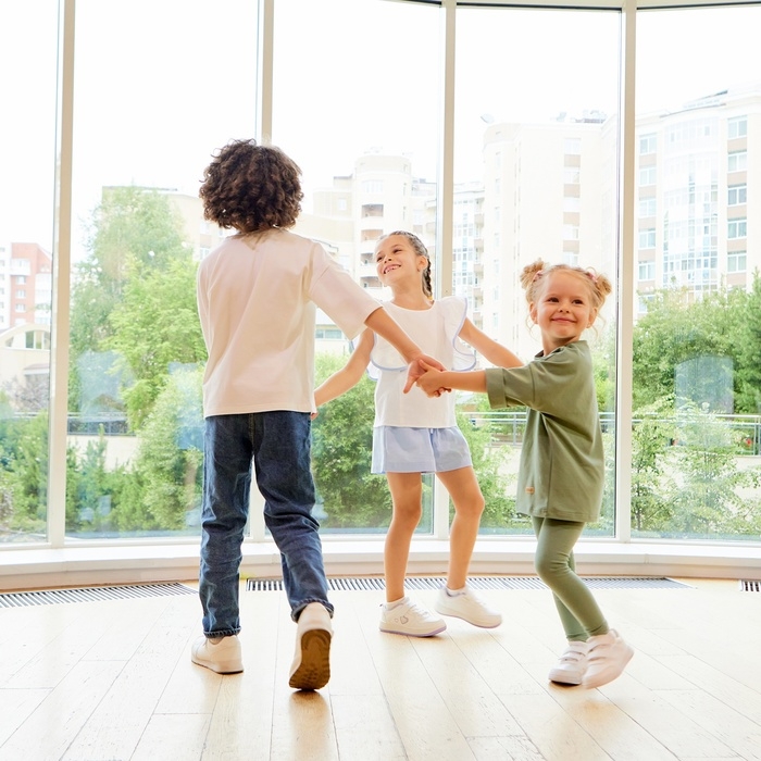 Костюм для девочки (футболка, лосины) MINAKU цвет оливковый, рост 116 см