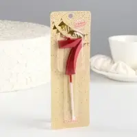 Свеча в торт на шпажке &laquo;Цифра 7&raquo;, красная, 5 см