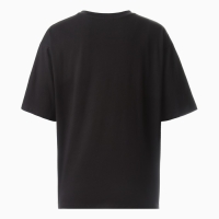 Футболка женская с кулиской MINAKU REGULAR FIT: цвет чёрный, р-р 46