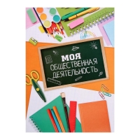 Папка школьная на кольцах &laquo;Портфолио школьника&raquo;, 10 листов-разделителей, 24,5 х 32 см.