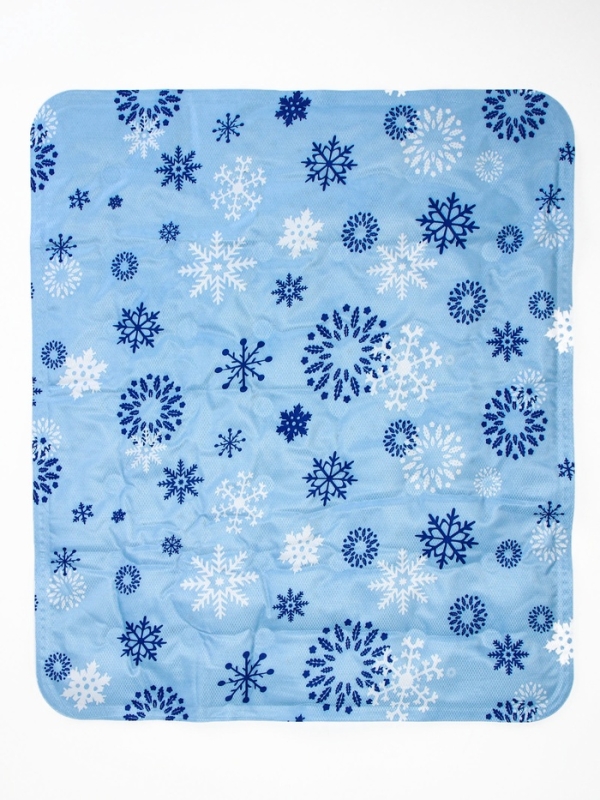 Коврик охлаждающий (гель), 65 х 50 см, снежинка