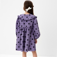 Платье детское вельветовое KAFTAN "Горошек" р.32 (110-116 см) Платье детское вельветовое KAFTAN "Горошек" р.32 (110-116 см)