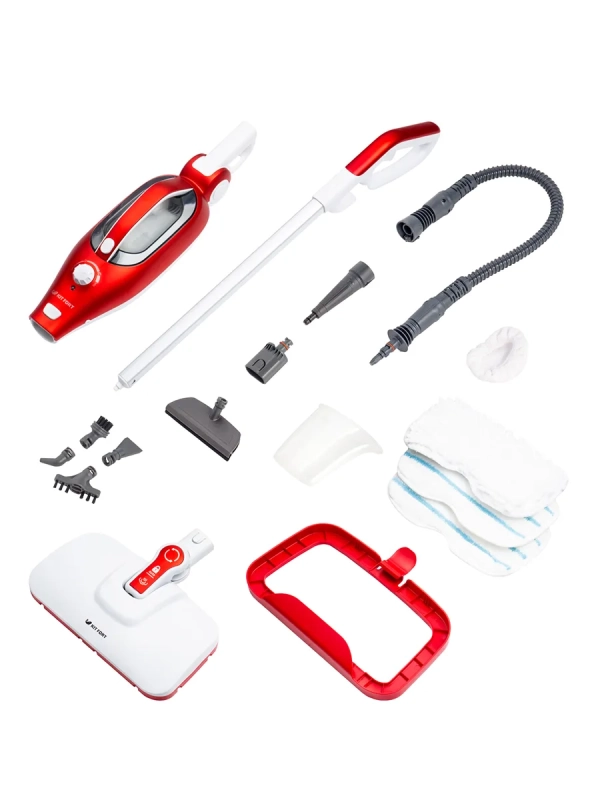 Паровая швабра с насадками КТ-1005 (5 в 1) - 1500 Вт