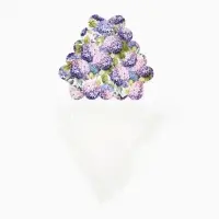 Коробка для кондитерских изделий с пластиковой крышкой &laquo;Гортензия&raquo;, 18 х 3 см