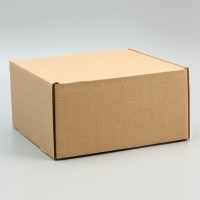 Коробка самосборная, крафт, бурая 27 х 27 х 15 см Коробка самосборная, крафт, бурая 27 х 27 х 15 см