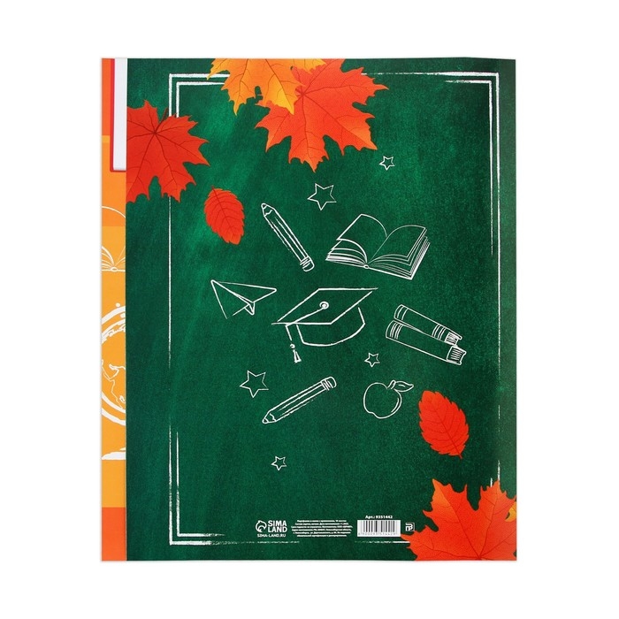 Папка школьная с креплением &laquo;Портфолио школьника&raquo;, 10 листов-разделителей, 21,5 х 30 см.