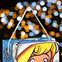 Коробка подарочная новогодняя &laquo;Снегурочка&raquo;,12&times;12&times;15.5 см