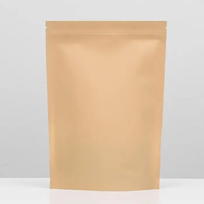 Пакет Zip - lock Крафт с прямоугольным окном 18&times;26 см