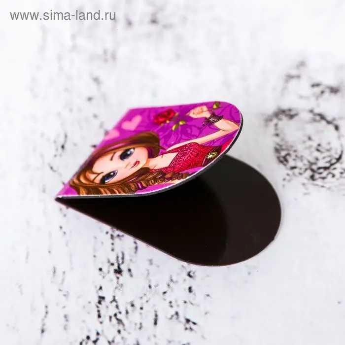 Закладки магнитные для книг, 6 шт. &laquo;Будь красивой и умной&raquo;