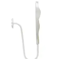 Крючок для штор CAPPIO KS040, цвет белый с золотом, набор 2 шт