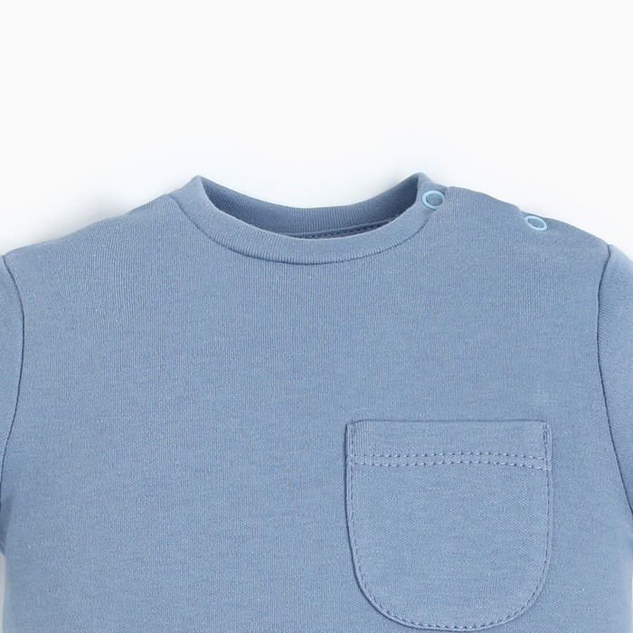 Футболка Крошка Я Street style, рост 68-74 см, голубой Футболка Крошка Я Street style, рост 68-74 см, голубой