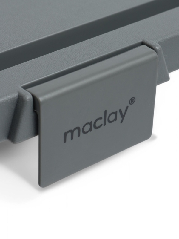 Корзина - столик Maclay 2 в 1, складная, 47 х 28,5 х 23,5 см, стол 45 х 28 х 16 см, серая