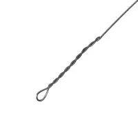 Поводок &laquo;Струна&raquo;, диаметр 0.45 мм, тест 20 кг, 20 см, 5 шт.