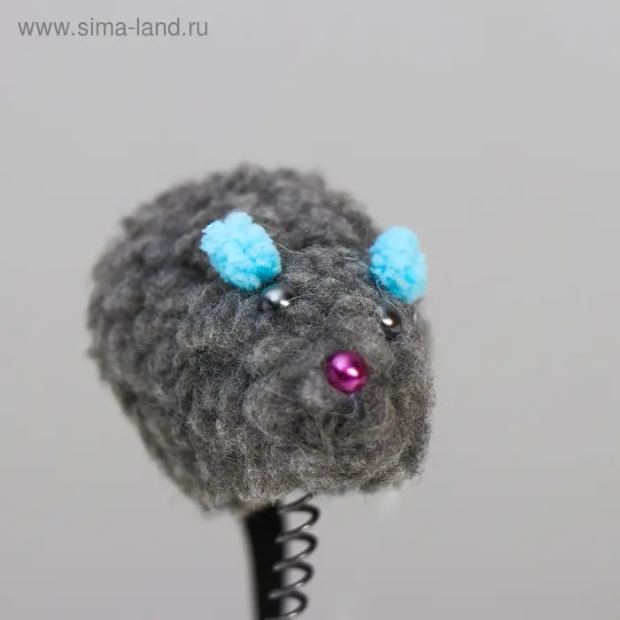 Игрушка для кошек с дразнилками "Мышь и сыр", 26 х 14,5 х 22 см  микс цветов