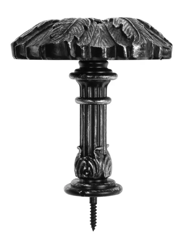 Крючок для штор CAPPIO KS035, d=9.8 мм, цвет серебро, 2 шт