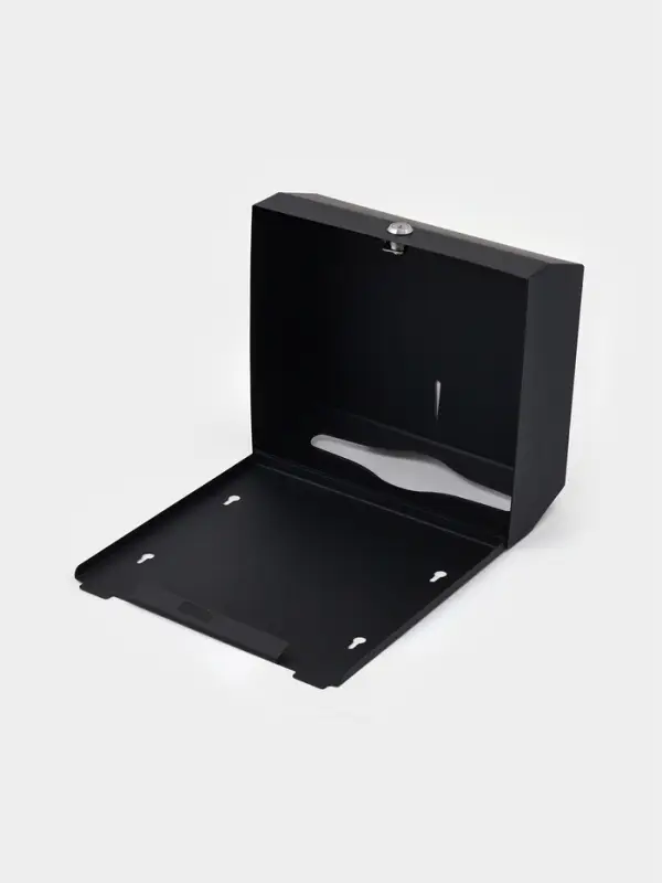 Диспенсер для бумажных полотенец в листах St&ouml;lz, 28.5&times;26.5&times;10 см, нержавеющая сталь, чёрный