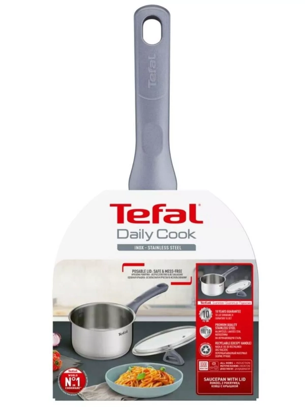 Ковш с крышкой Daily Cook G7122255, 16 см, 1.5 л