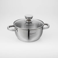 Кастрюля Катунь &laquo;Антея&raquo;, 2 л, d=18 см, капсульное дно, индукция, нержавеющая сталь, AISI - 201