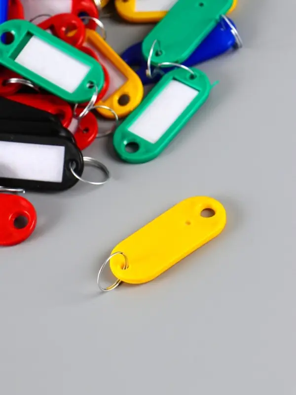 Набор брелоков для ключей 53мм, 50шт., ассорти