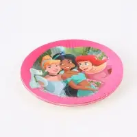 Тарелка одноразовая 18 см, набор 10 шт, Принцессы