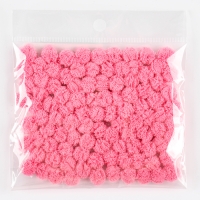 Набор деталей для декора &laquo;Бомбошки&raquo;, 100 шт., размер одной шт. &mdash; 1 см, цвет тёмно-розовый