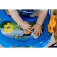 Ходунки &laquo;Солнышко&raquo;, 7 колес, муз. игрушки, синий