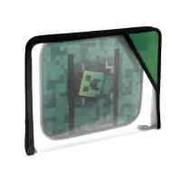 Папка для труда, А4, пластиковая, 23&times;32.5&times;2.5 см &laquo;Пиксели&raquo;