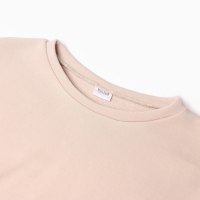 Свитшот детский MINAKU, цвет бежевый, рост 146 см Свитшот детский MINAKU, цвет бежевый, рост 146 см