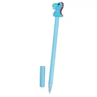 Ручка гелевая-прикол "Дракон", голубой (штрихкод на штуке)