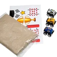 Космический песок &ldquo;Гонки&ldquo; с песочницей 1,5 кг