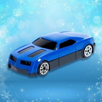 Новогодний шар с игрушкой, цвета МИКС