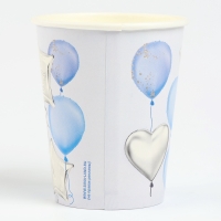 Набор бумажной посуды одноразовый &laquo;1 годик, мальчик&raquo;: 6 стаканов, 6 тарелок