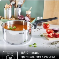 Ковш с крышкой Primary 1,5 л, 16 см, подходит для индукции