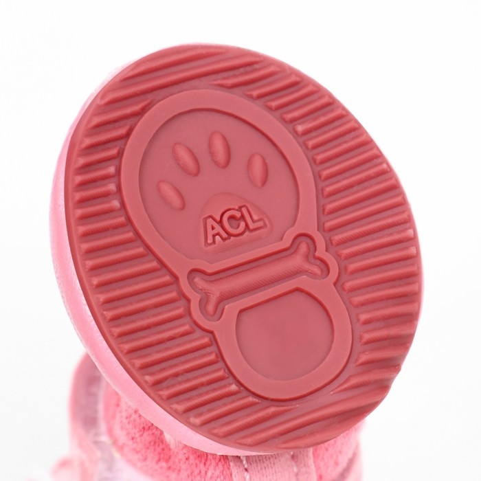 Ботинки Элеганс, набор 4 шт, размер 5 (подошва 6,2 х 5 см) розовые Ботинки Элеганс, набор 4 шт, размер 5 (подошва 6,2 х 5 см) розовые