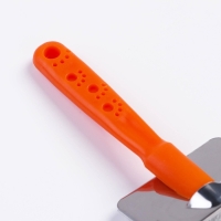 Пуходерка "Лапки" малая с каплями, 6 х 12 см, оранжевая Пуходерка "Лапки" малая с каплями, 6 х 12 см, оранжевая