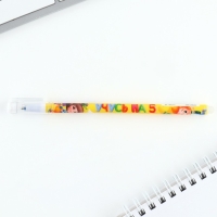 Ручка пиши стирай на выпускной 9 стержней &laquo;Вперёд к знаниям&raquo; синяя паста, гелевая 0.5 мм набор