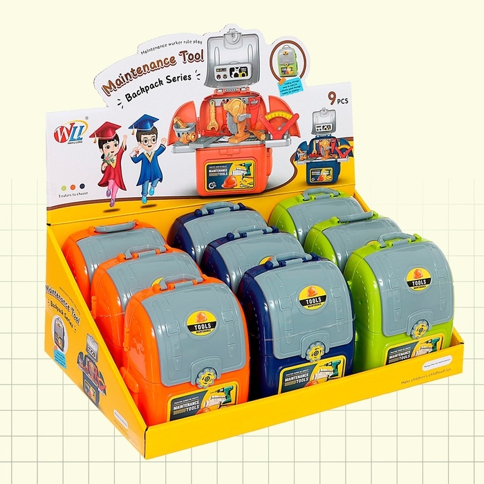 Набор детских инструментов в чемодане &laquo;Верстачок&raquo; цвет МИКС