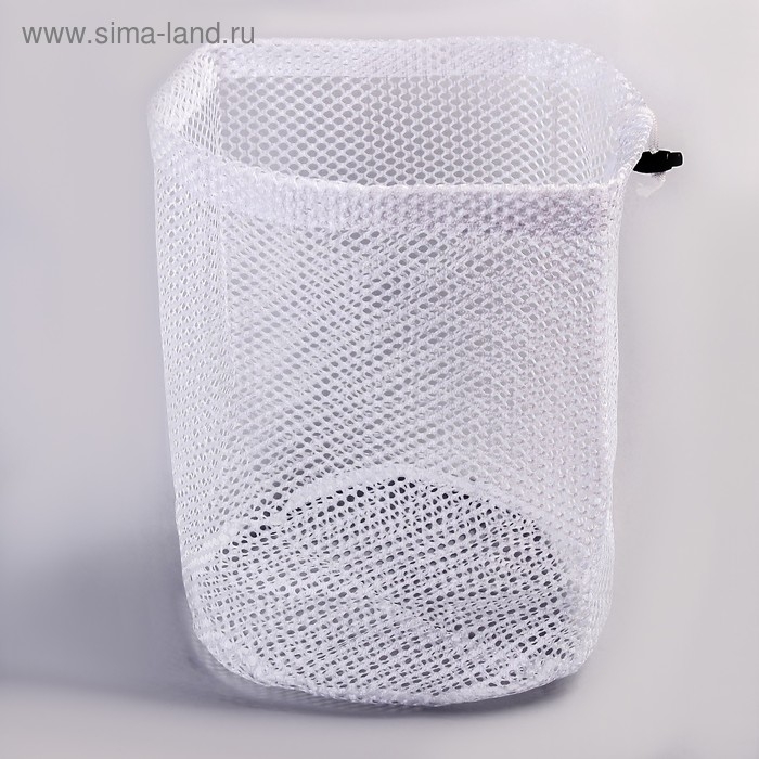 Мешок для стирки белья Доляна, 30&times;40 см, крупная сетка, белый