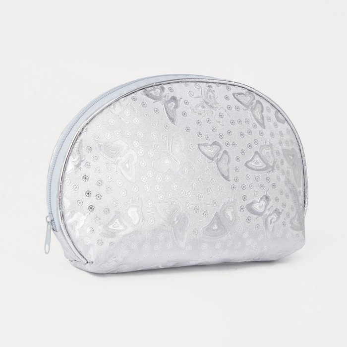 Набор косметичек 5 в 1 на молнии, цвет серебряный Набор косметичек 5 в 1 на молнии, цвет серебряный