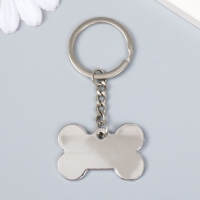 Брелок металл "Косточка с лапкой" МИКС 3х4 см Брелок металл "Косточка с лапкой" МИКС 3х4 см