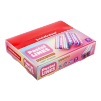 Ластик ErichKrause "Pastel Lines", термопластичная резина, мягкий, 44.3 х 25 х 10 мм, микс Ластик ErichKrause "Pastel Lines", термопластичная резина, мягкий, 44.3 х 25 х 10 мм, микс