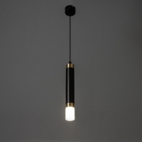 Светильник BayerLux Подвес BayerLuxной "Вартона" LED 6Вт 4000К черный золото 4х4х27-227см Светильник BayerLux Подвес BayerLuxной "Вартона" LED 6Вт 4000К черный золото 4х4х27-227см