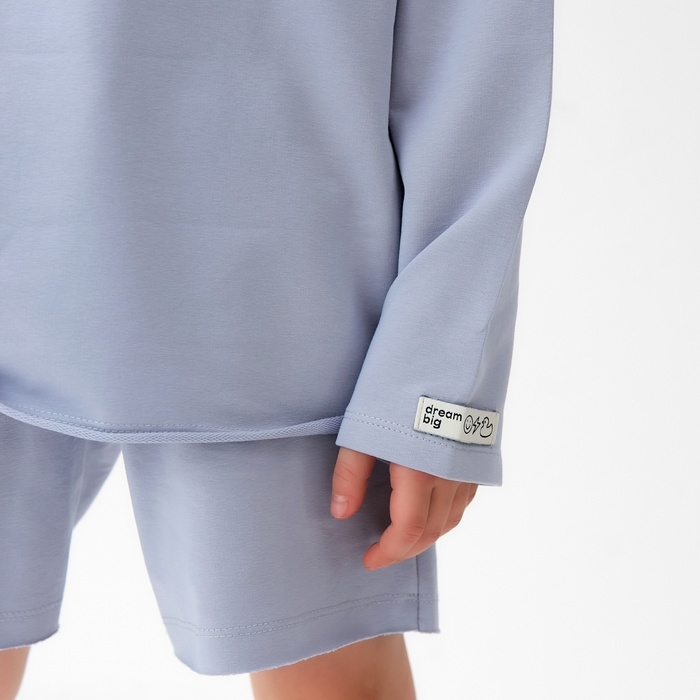 Футболка детская с дл.рукавом KAFTAN, р. 32 (110-116 см), серый Футболка детская с дл.рукавом KAFTAN, р. 32 (110-116 см), серый