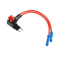Удлинитель предохранителя двойной, мини 10А, провод 15 см Удлинитель предохранителя двойной, мини 10А, провод 15 см