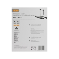 Наушники BYZ B51, беспроводные, вакуумные, ВТ 5.3, 400 мАч, чёрные