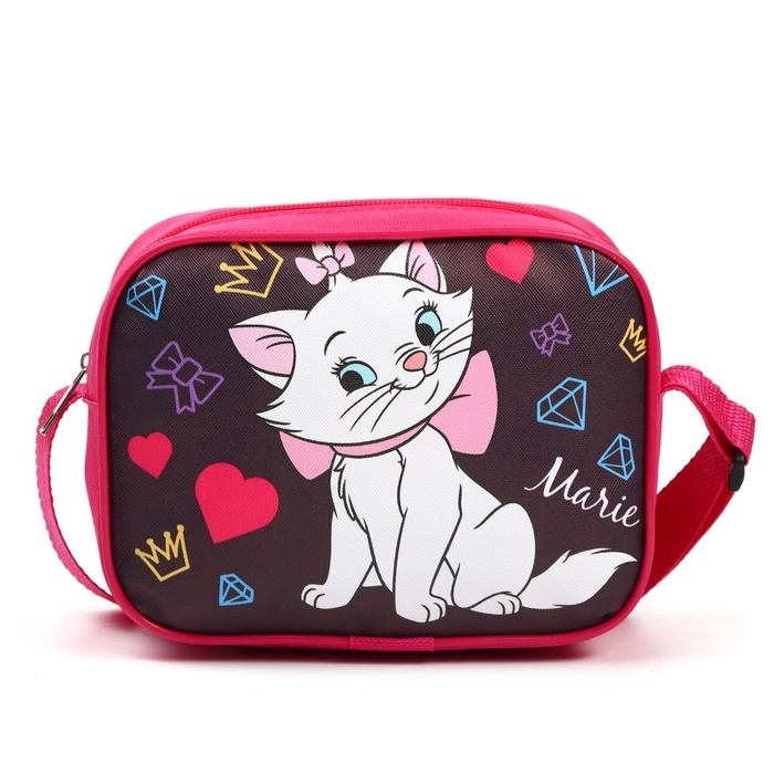 Сумка детская для девочки через плечо 19.5×14.5×7см, Коты аристократы Сумка детская для девочки через плечо 19.5×14.5×7см, Коты аристократы