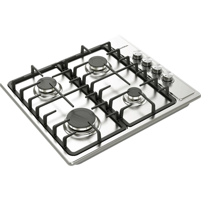 Варочная поверхность Darina T1 BGM 341 11 X, газовая, 4 конфорки, серебристая