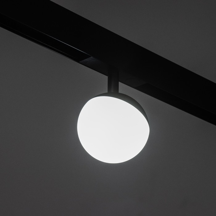 Светильник трековый ULTRA Светильник трековый ULTRA "Шар" LED 6Вт 3000K-5700К CRI90 черный 10х10х10 см