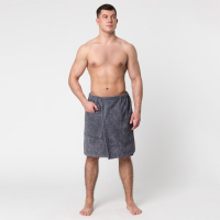 Мужской килт для сауны с карманом Экономь и Я 50×150 см Мужской килт для сауны с карманом Экономь и Я 50×150 см